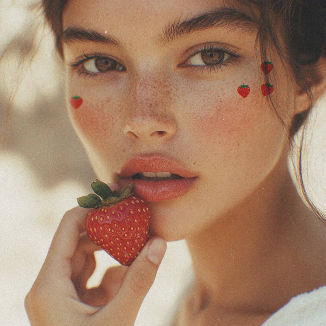 Strawberry Speckles Makeup Patches